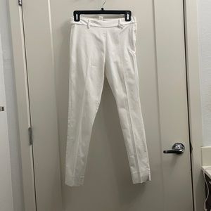 H&M white ankle pants